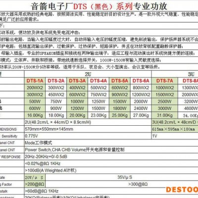 LEXT乐思特DTS-7A 1000W专业功放 娱乐/会议工程 KTV 舞台演出功放 KTV功放