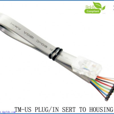 RJ45端子连接线 8P8C水晶头转排针 RJ45+单层USB