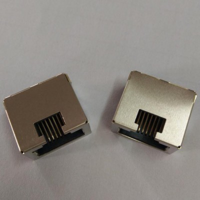 供应兴伸展电子RJ45插座/网络连接器/RJ45水晶头PCB插座/53沉板贴片系列