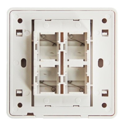 大唐保镖DT2801-4网络面板 大唐 网络模块 面板 电话  四口 86