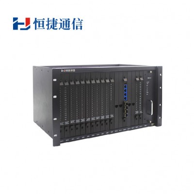 恒捷通信HJ-E800B 数字程控电话交换机16外线304分机 数字IP程控交换机 16进304出 电话语音交换机
