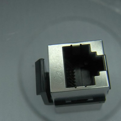 供兴伸展电子8P8C屏蔽网络转接器/延长器/连接器/插头插座/RJ45连接器网络插座/网络接口母座