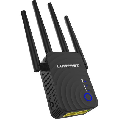 COMFAST/WiFiSKY WR754AC双频无中继器 1200M无线中继器WIFI信号扩大器 WiFi放大器 穿墙