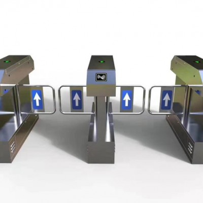 鸿运通道闸 山东桥式三辊闸机生产厂家直销 潍坊人行通道闸机门禁 立式三辊闸机