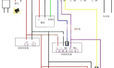 红外对射如何接线安装？
