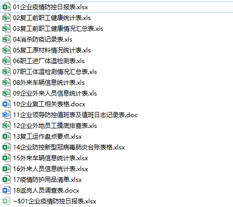 企业疫情防疫员工