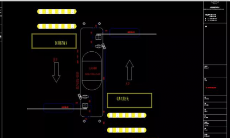 停车场车牌识别如何设计安装？怎么布线？一份图纸彻底清楚