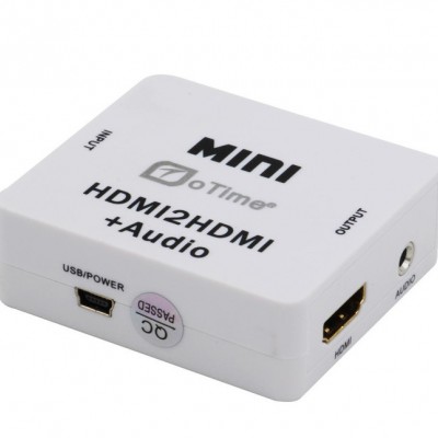 HDMI音频分离器 4K数字转模拟音频分离器HDMI转HDMI分配器