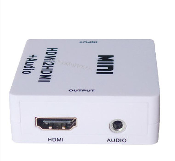 HDMI音频分离器 转3.5输出 hdmi转hdmi+3.5