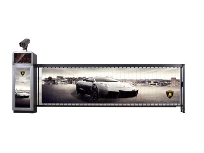 安卡多媒体直流无刷车牌识别广告道闸一体机图3