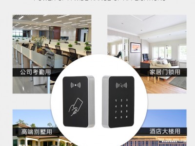 亚克力面板触摸式-IC读卡器 研卡云门禁配套设备图3