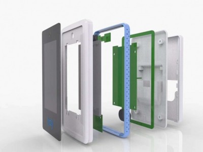 4.3寸智能云人脸门禁、消防、梯控、工地实名上传图2