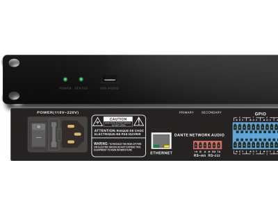 OEM/ODM  Dante 数字音频处理器 8进8出图2