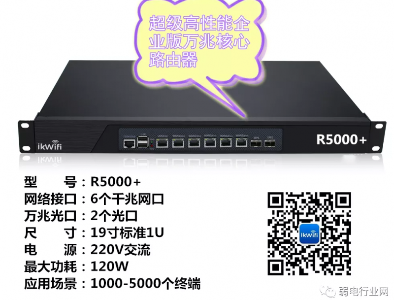 爱快无线覆盖扫码上网