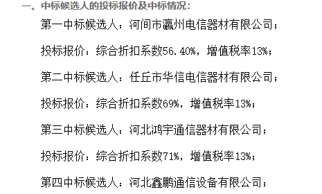19.5亿！福建移动宽带及WLAN施工项目开标，中移建设等15家中标