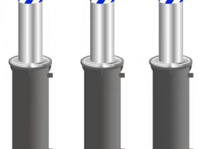 全自动液压升降柱电动智能路桩学校安防警示柱防撞伸缩拦车柱图2