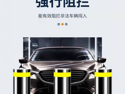 全自动液压升降柱电动智能路桩学校安防警示柱防撞伸缩拦车柱图4