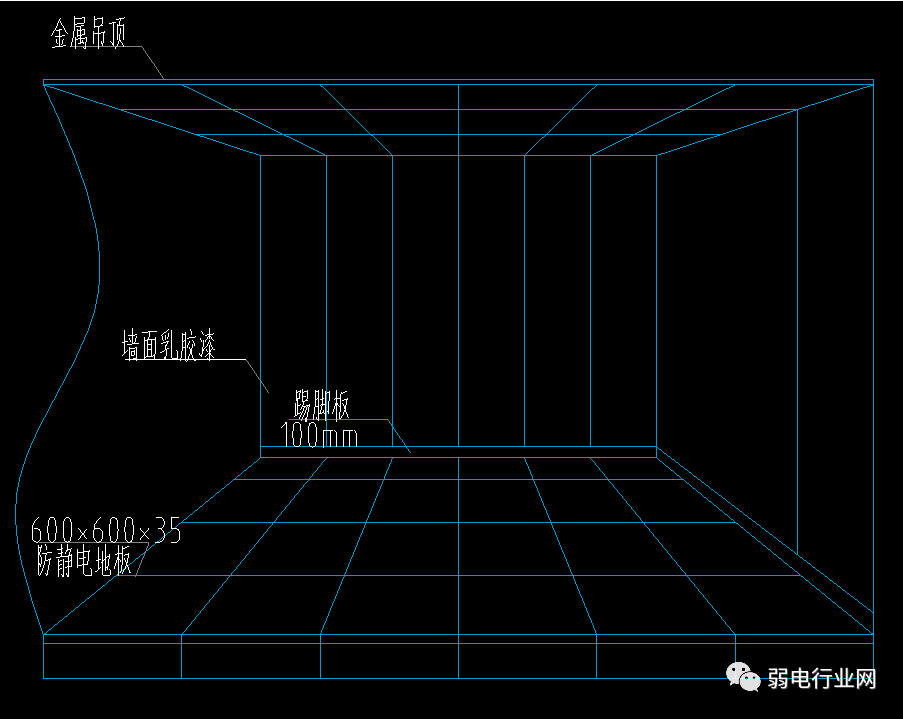 机房装修施工图